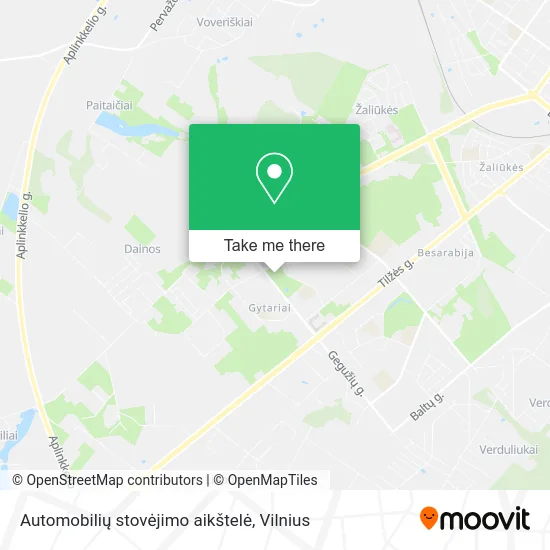 Карта Automobilių stovėjimo aikštelė