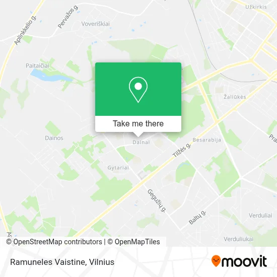 Ramuneles Vaistine map
