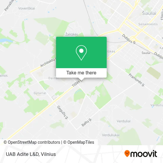 Карта UAB Adite L&D