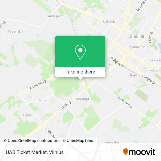 Карта UAB Ticket Market