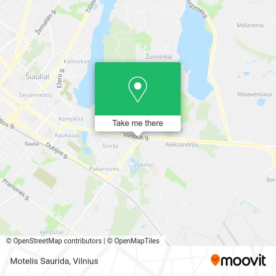 Карта Motelis Saurida