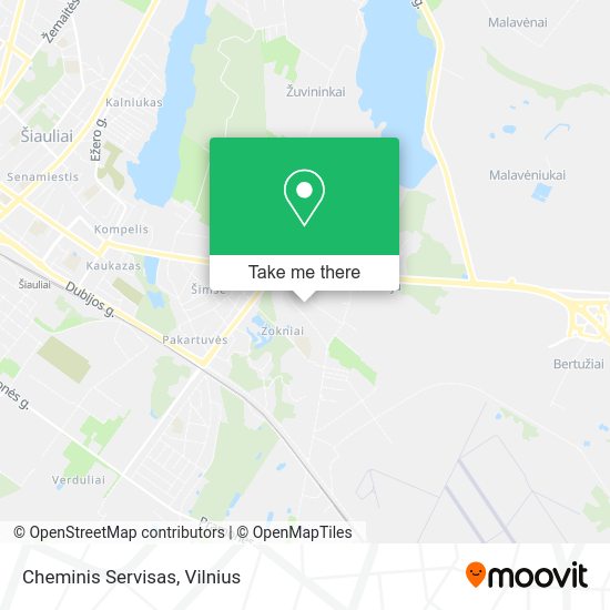 Карта Cheminis Servisas