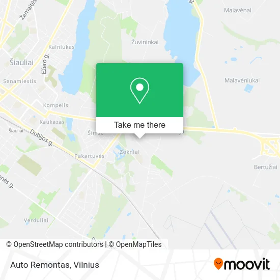 Карта Auto Remontas