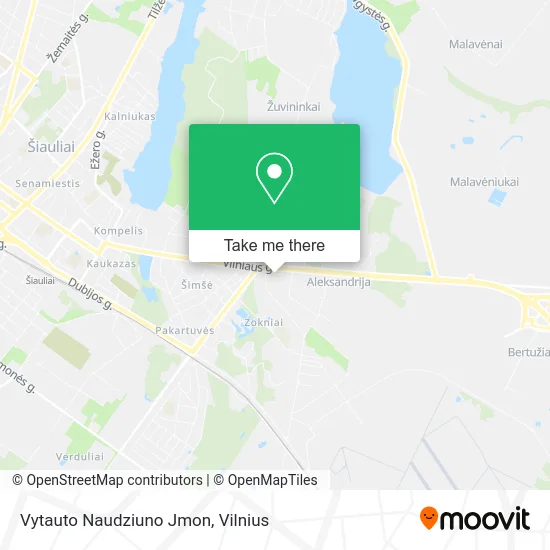 Карта Vytauto Naudziuno Jmon