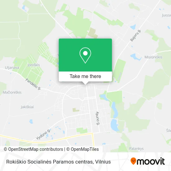Карта Rokiškio Socialinės Paramos centras