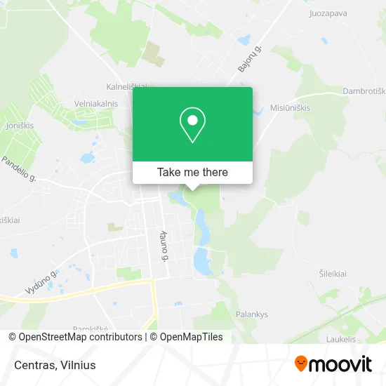 Centras map