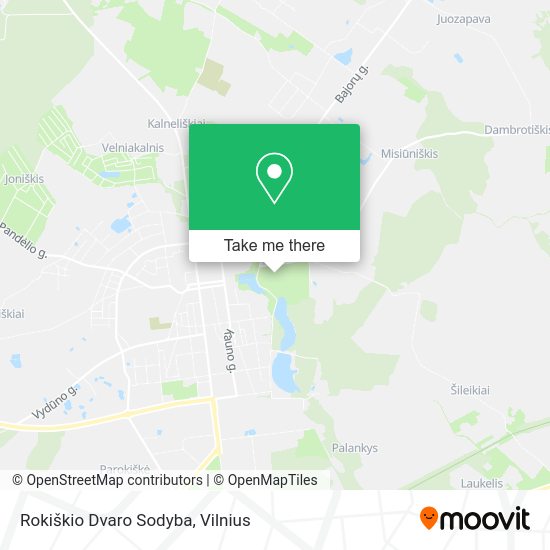 Карта Rokiškio Dvaro Sodyba