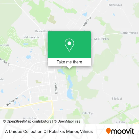 Карта A Unique Collection Of Rokiškis Manor