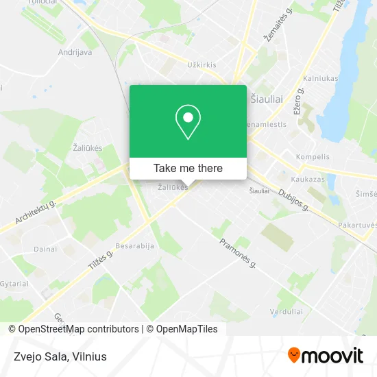 Карта Zvejo Sala