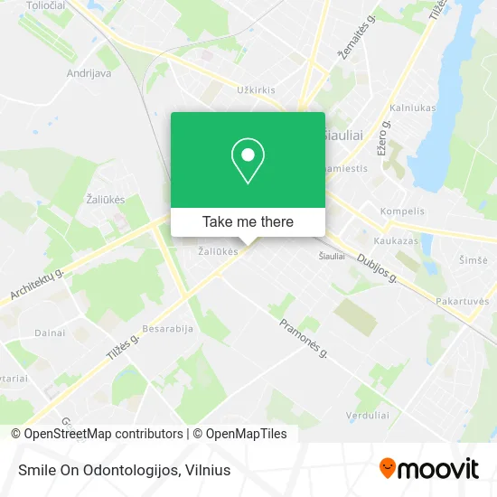 Карта Smile On Odontologijos
