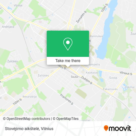 Карта Stovėjimo aikštelė