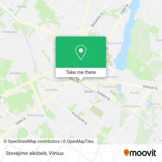 Карта Stovėjimo aikštelė