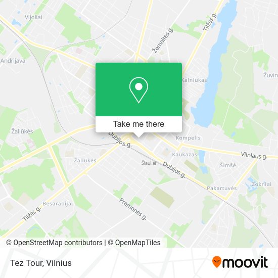Карта Tez Tour