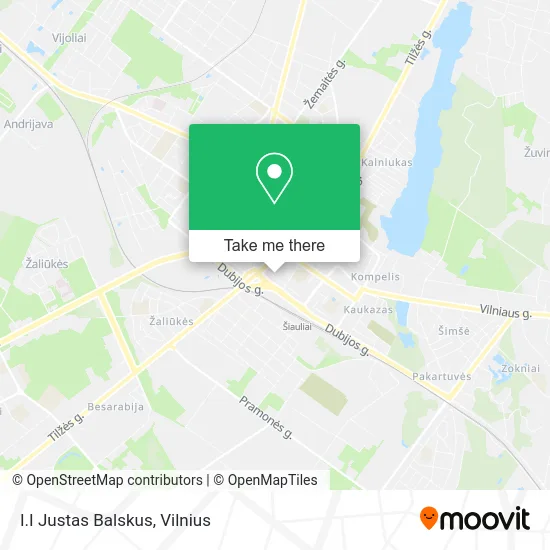 Карта I.I Justas Balskus