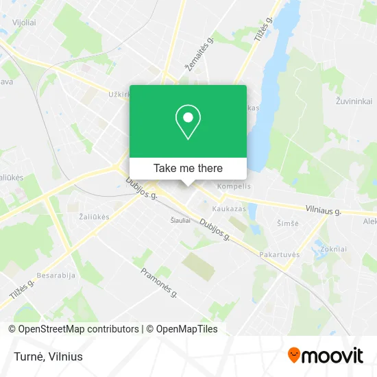 Карта Turnė
