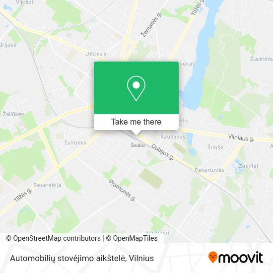 Карта Automobilių stovėjimo aikštelė