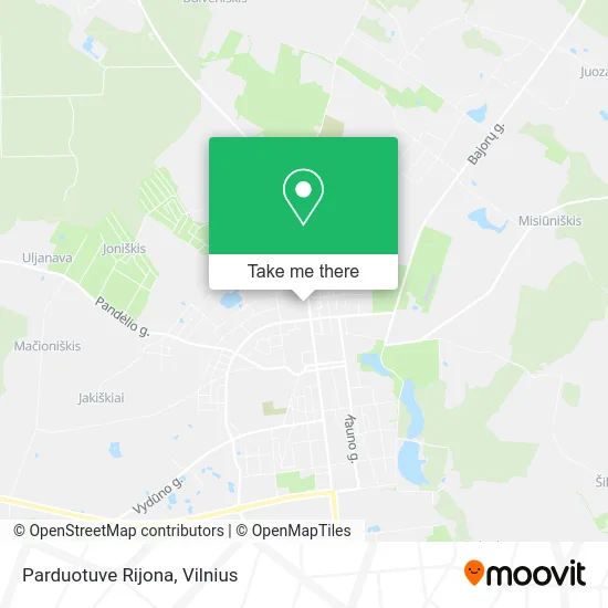 Parduotuve Rijona map