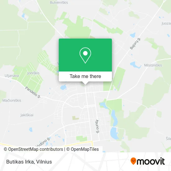 Карта Butikas Irka