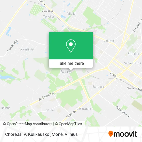 ChorėJa, V. Kulikausko ĮMonė map