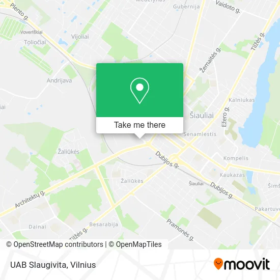 Карта UAB Slaugivita