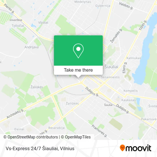 Карта Vs-Express 24/7 Šiauliai