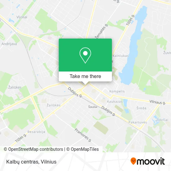 Карта Kalbų centras