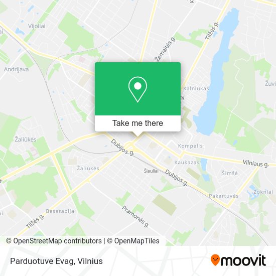 Карта Parduotuve Evag