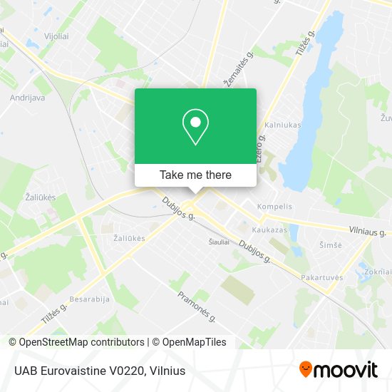Карта UAB Eurovaistine V0220