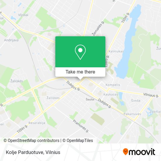 Карта Kolje Parduotuve