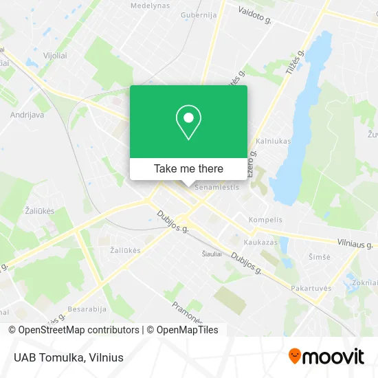 Карта UAB Tomulka