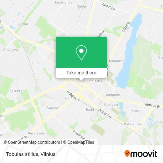 Карта Tobulas stilius