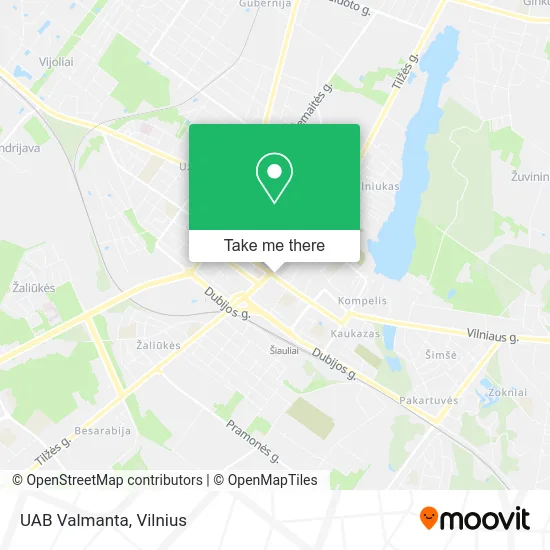 Карта UAB Valmanta