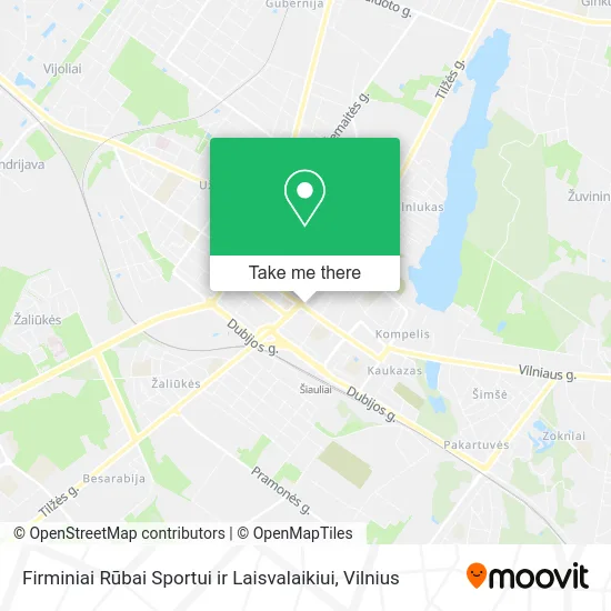 Карта Firminiai Rūbai Sportui ir Laisvalaikiui