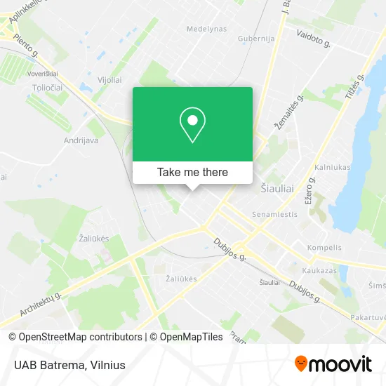 Карта UAB Batrema