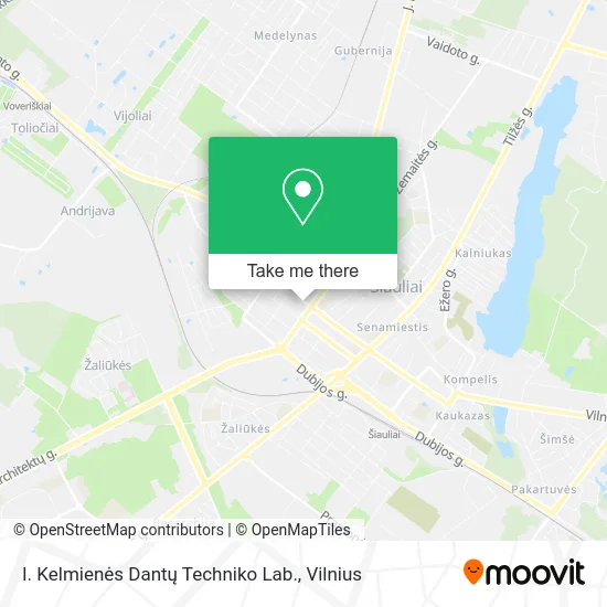 Карта I. Kelmienės Dantų Techniko Lab.