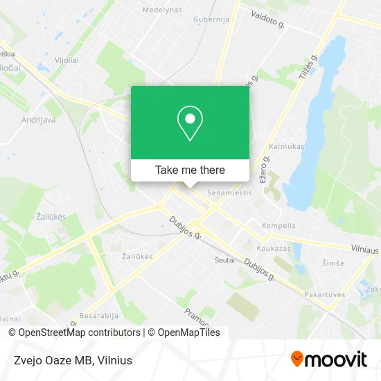 Карта Zvejo Oaze MB