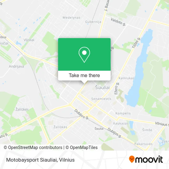 Карта Motobaysport Siauliai