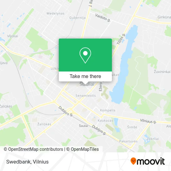 Карта Swedbank