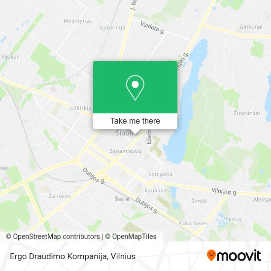 Карта Ergo Draudimo Kompanija