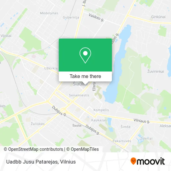 Карта Uadbb Jusu Patarejas