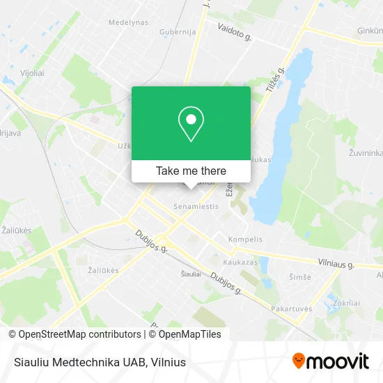 Карта Siauliu Medtechnika UAB