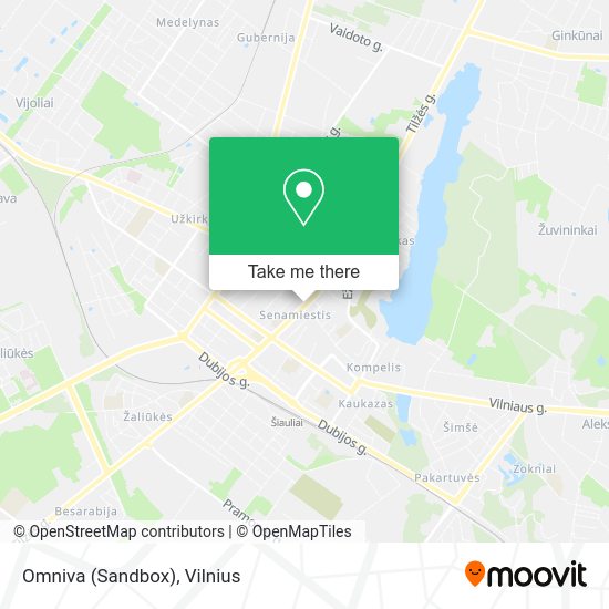 Карта Omniva (Sandbox)