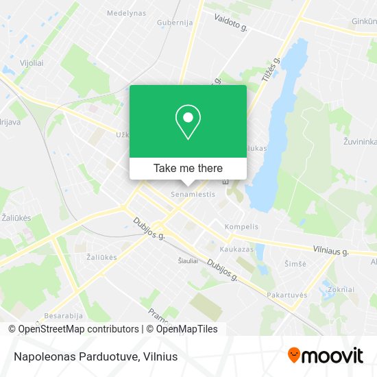 Карта Napoleonas Parduotuve