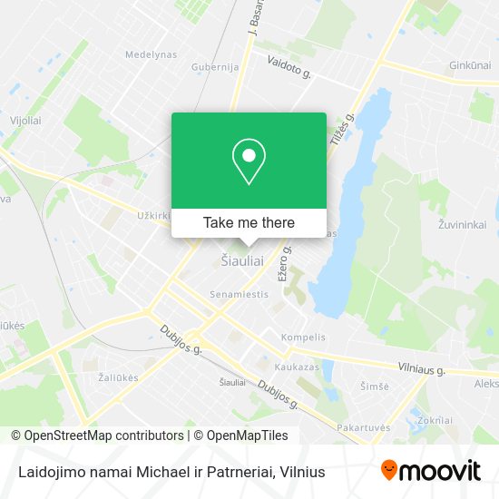 Карта Laidojimo namai Michael ir Patrneriai