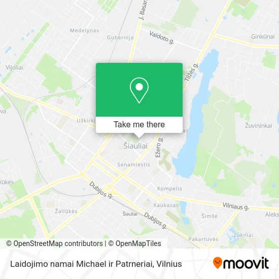 Карта Laidojimo namai Michael ir Patrneriai