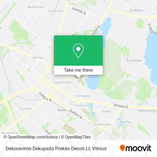 Карта Dekoravimo Dekupažo Prekės Decoli.Lt