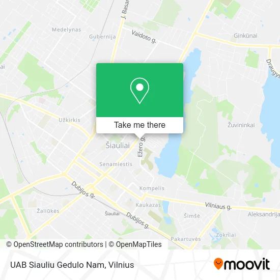Карта UAB Siauliu Gedulo Nam