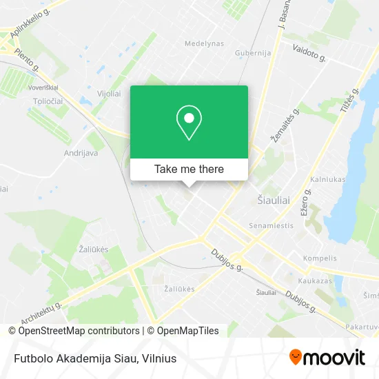 Futbolo Akademija Siau map
