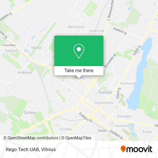 Карта Rego Tech UAB