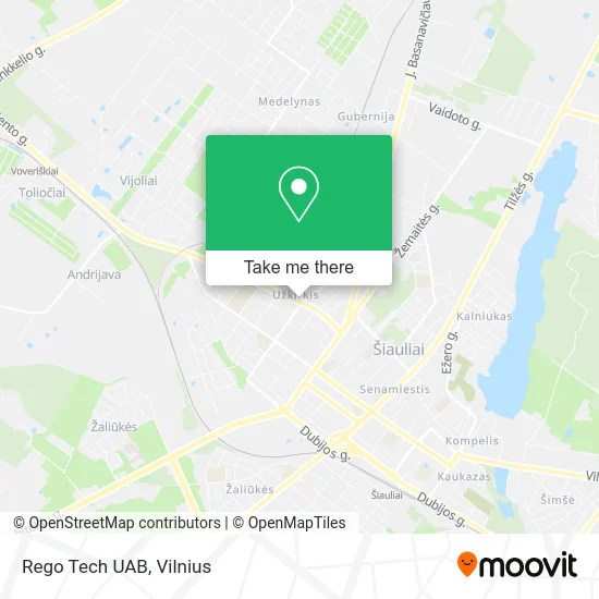 Карта Rego Tech UAB
